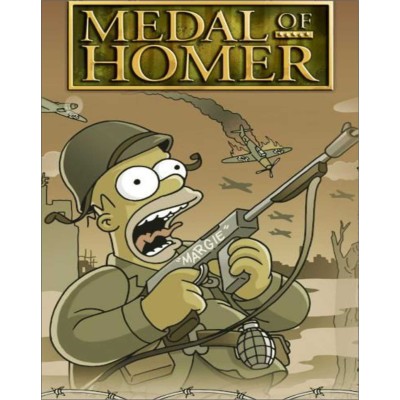 Placa Decorativa     Medal of Homer